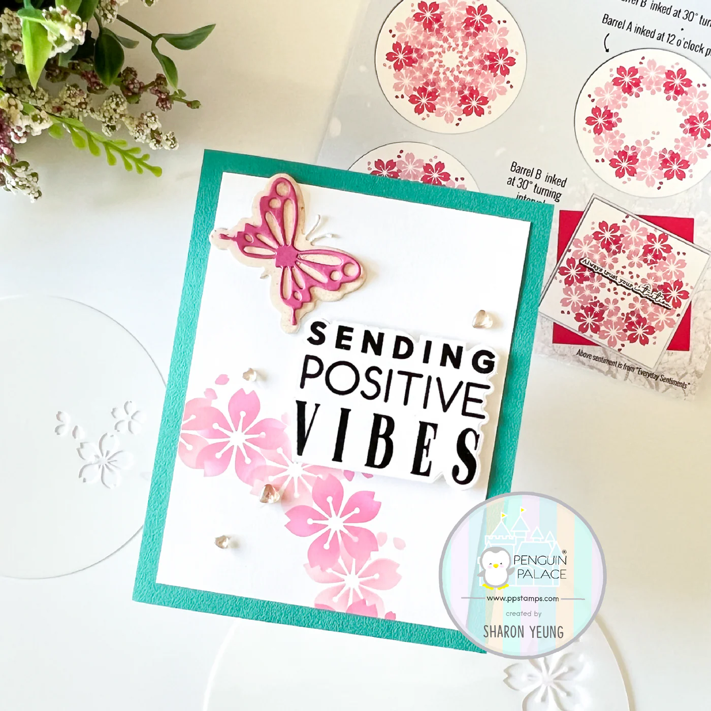 Sunbird Spark - Stencils 360 - Sakura Fubuki Stencil Set