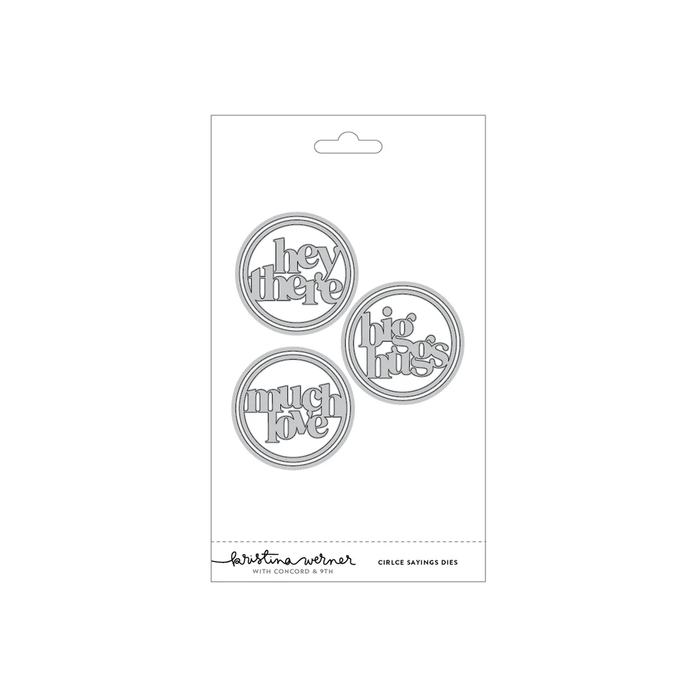 Concord & 9th - Circle Sayings Die Set by Kristina Werner