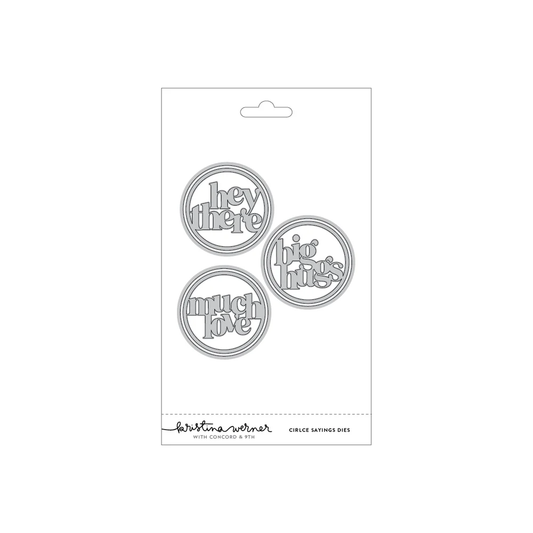 Concord & 9th - Circle Sayings Die Set by Kristina Werner