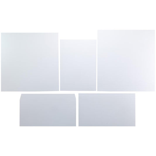 49 & Market - Create-An-Album Foundations Inserts - 12x12 White