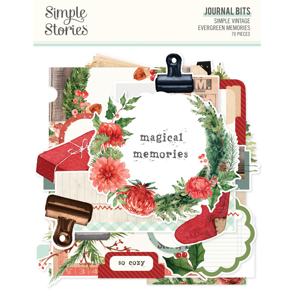 Simple Stories - Simple Vintage Evergreen Memories - Journal Bits