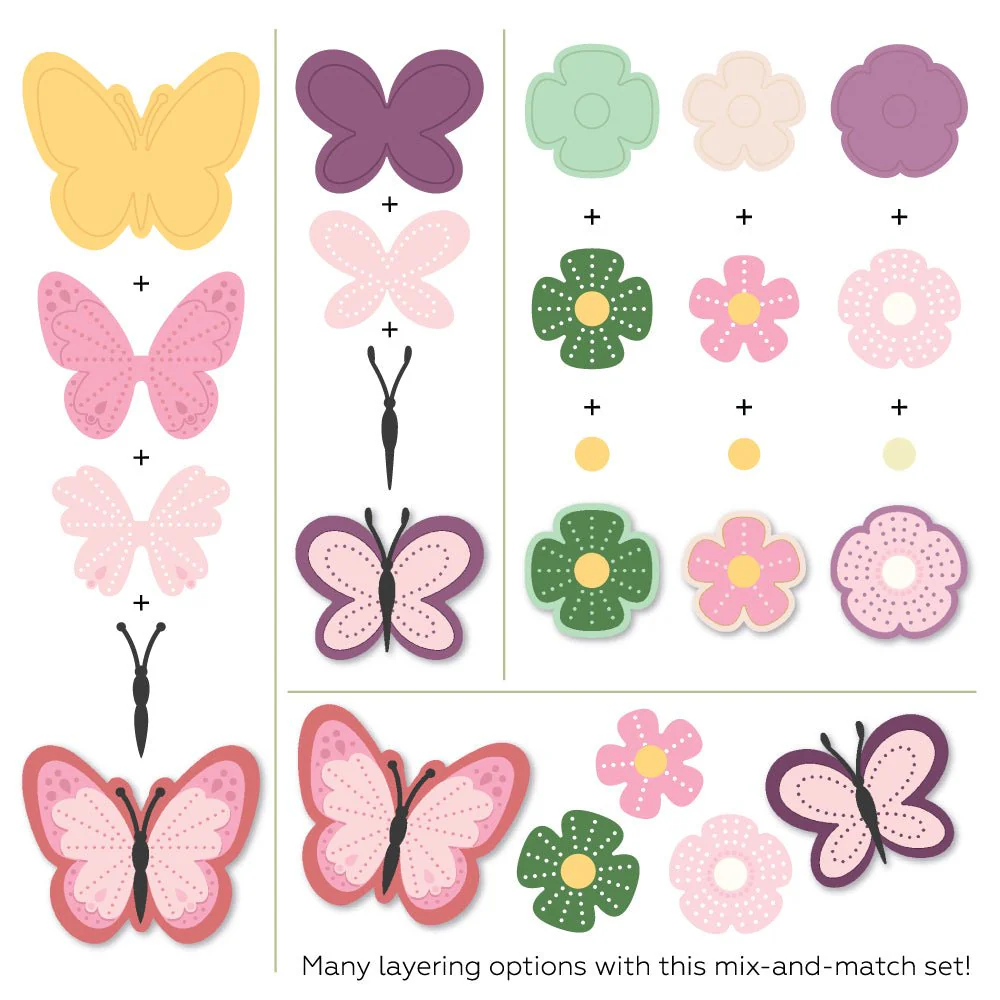 Honey Bee - Lovely Layers: Petals & Wings