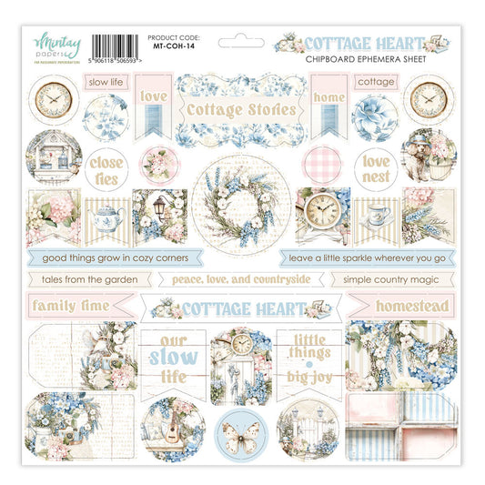 Mintay - Cottage Heart - Chipboard Ephemera