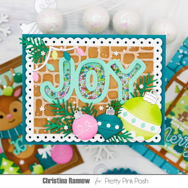 Pretty Pink Posh - Joy Word Shaker Die Set