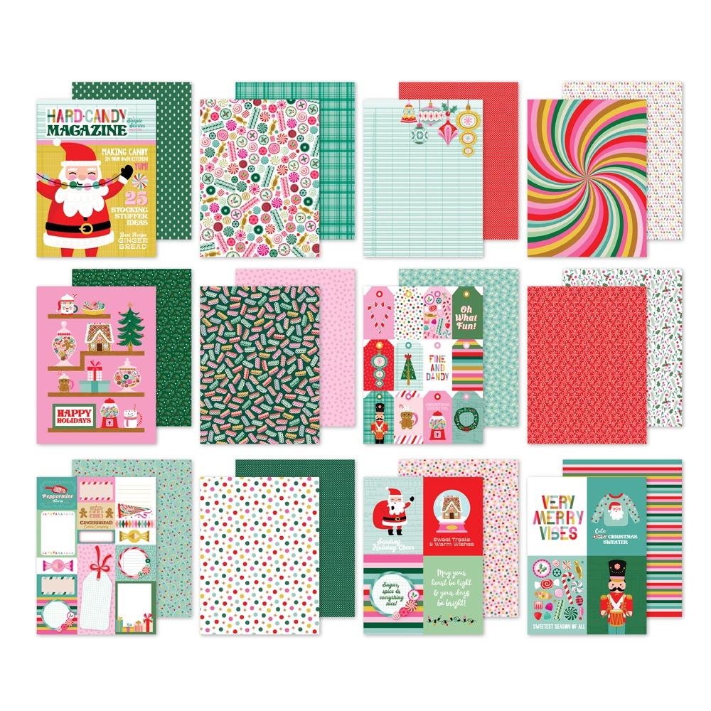 Simple Stories - Hard Candy Christmas - 6x8 Paper Pad