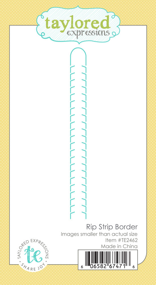 Tailored Expressions - Rip Strip Border Die