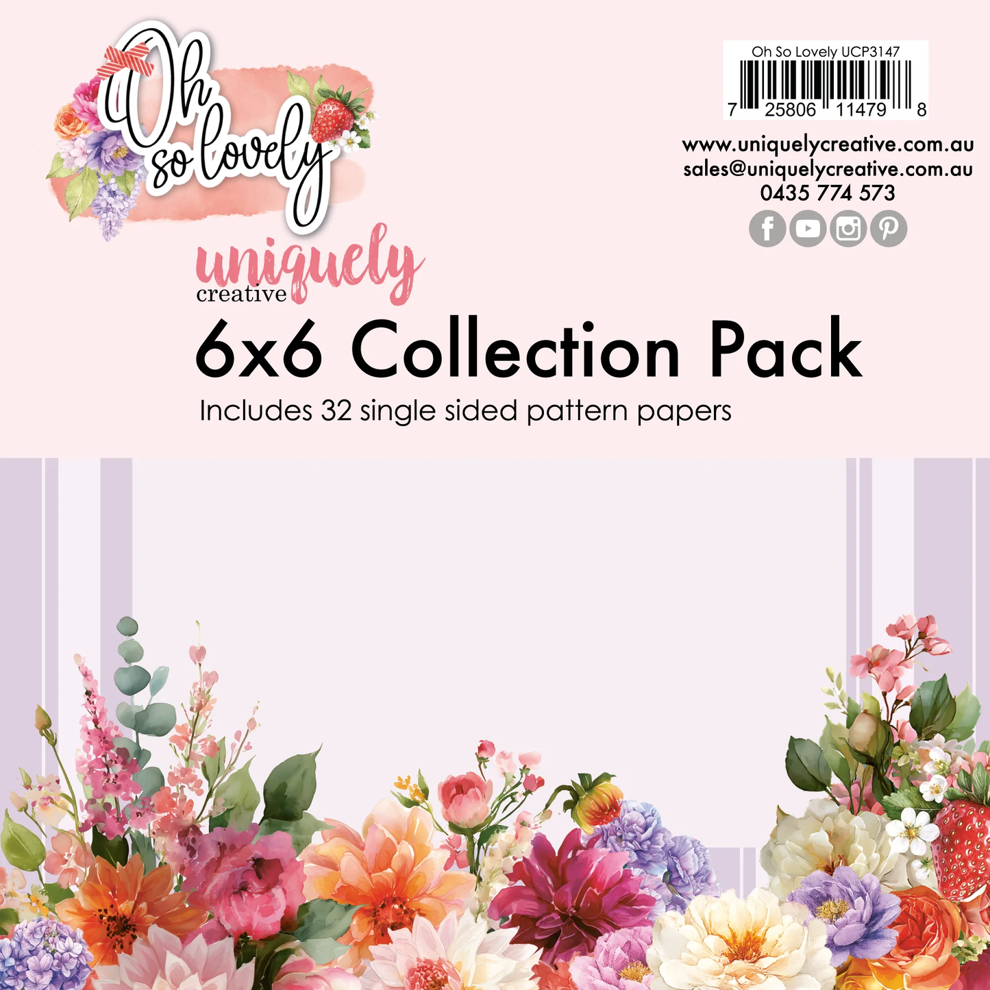 Uniquely Creative - Oh So Lovely - 6x6 Collection Pack