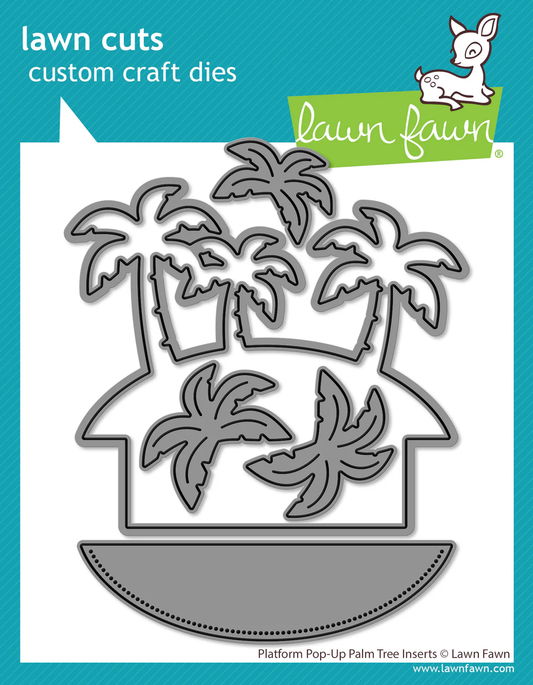 Lawn Fawn - Platform Pop-up Palm Tree Inserts Die Set