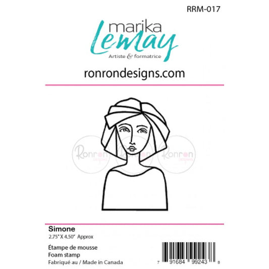 RonRon Designs - Foam Stamp - Simone
