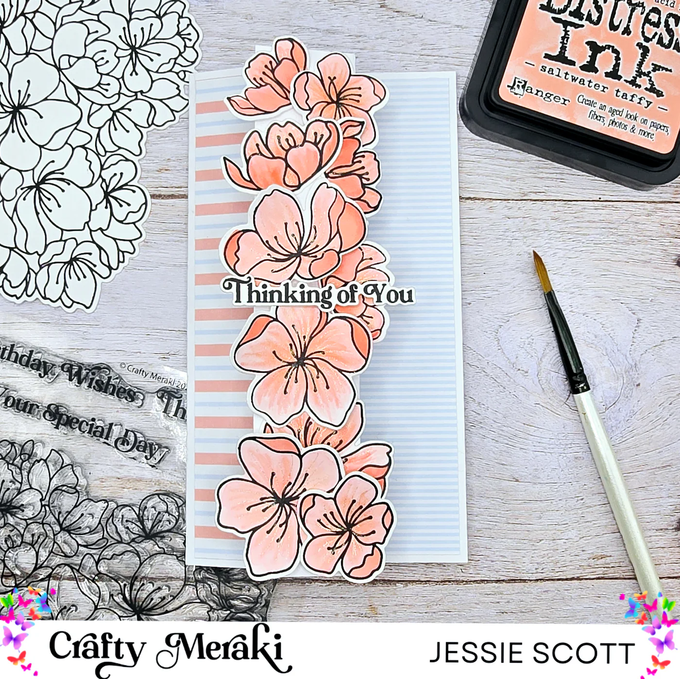 Crafty Meraki - Passion Posies Stamp & Die Bundle
