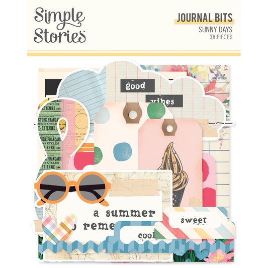 Simple Stories - Sunny Days - Journal Bits & Pieces