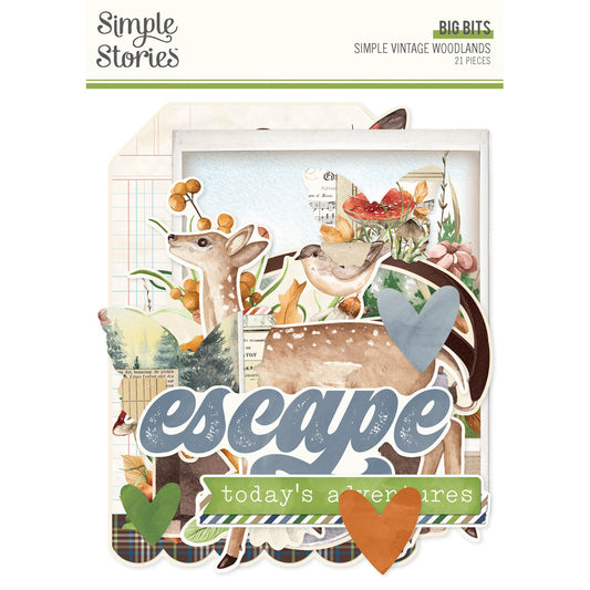 Simple Stories - Simple Vintage Woodlands - Big Bits & Pieces