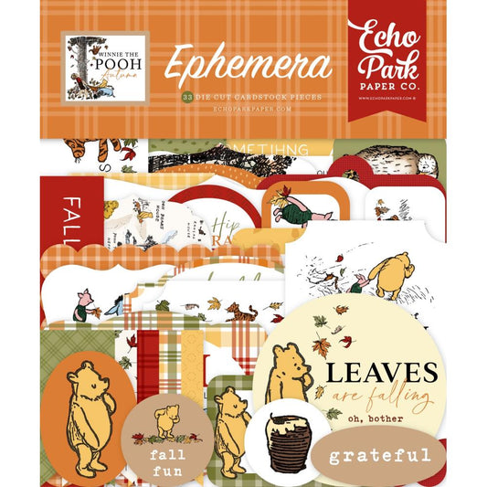 Echo Park - Winnie the Pooh Autumn - Ephemera