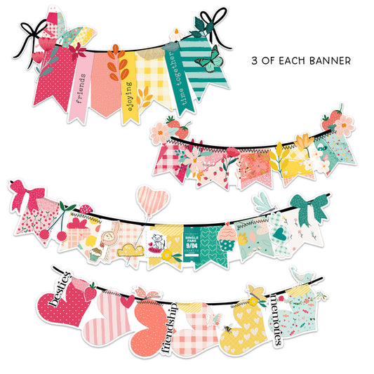 Pretty Little Studio - Love Is Kind - Be Mine Banners Ephemera