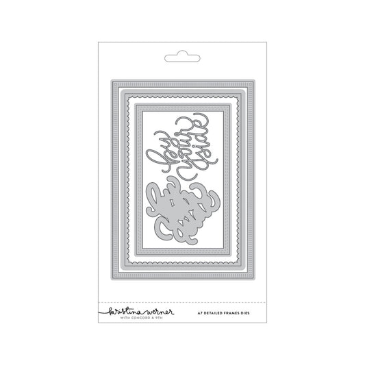 Concord & 9th - A7 Detailed Frames Die Set by Kristina Werner