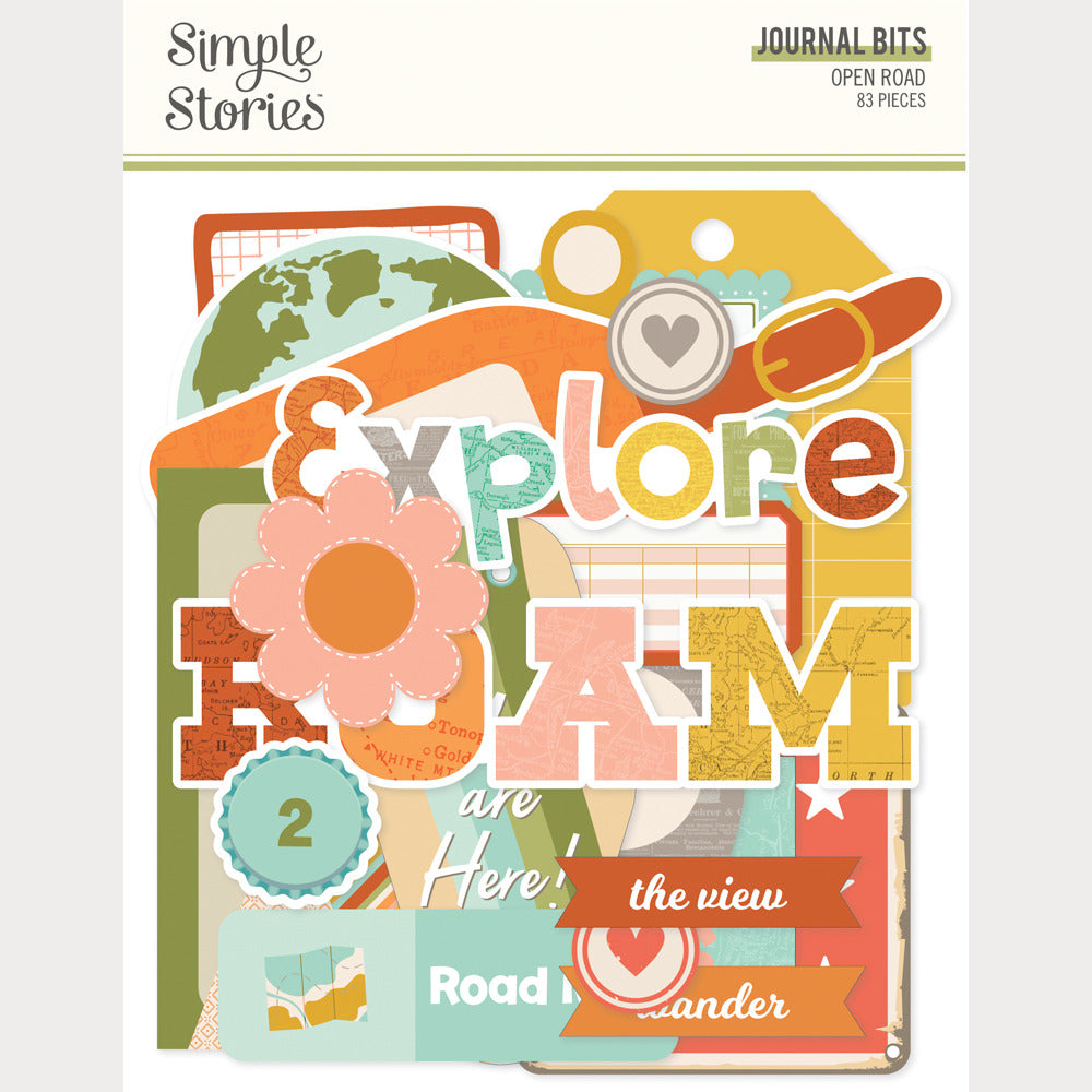 Simple Stories - Open Road - Journal Bits