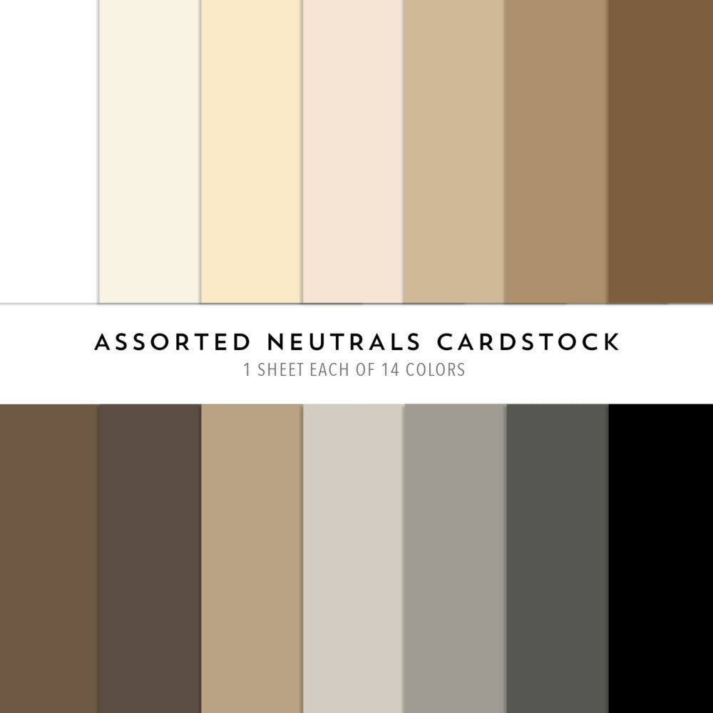Concord & 9th - Cardstock Pack - Neutrals Collection