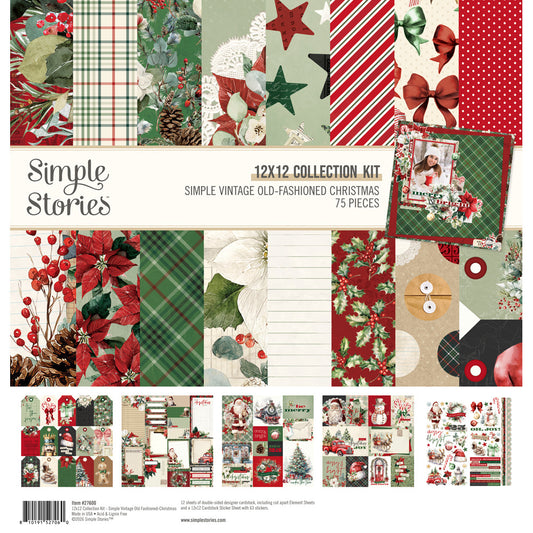 Simple Stories - Simple Vintage Old-Fashioned Christmas - Collection Kit