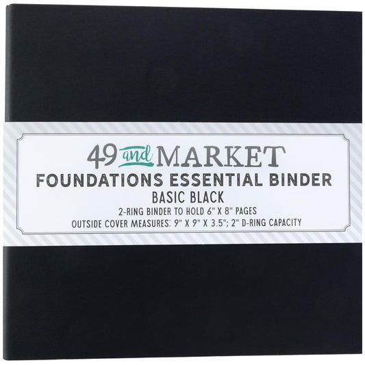 49 and Market - Foundations Binder - Black
