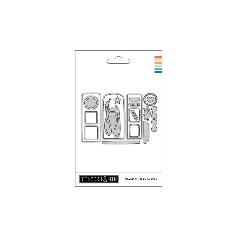 Concord & 9th - Fueled With Love Stamp & Die Bundle