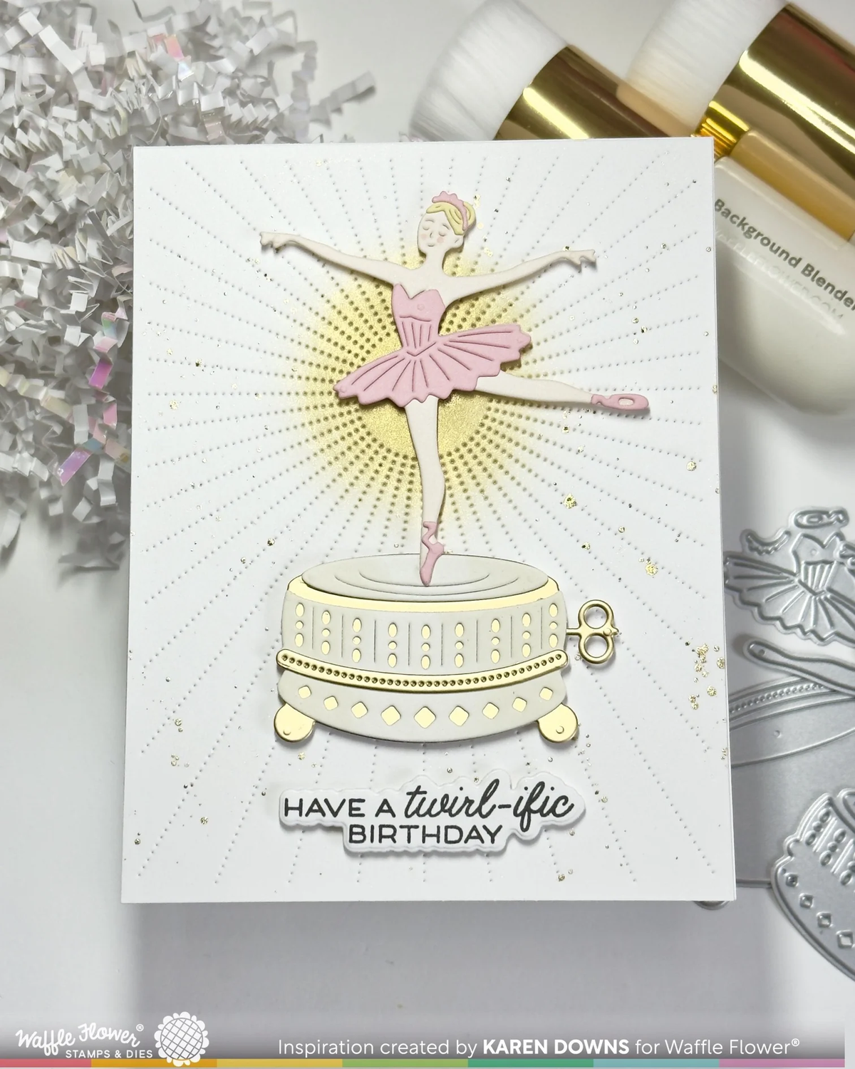 Waffle Flower - Ballerina Music Box Die Set