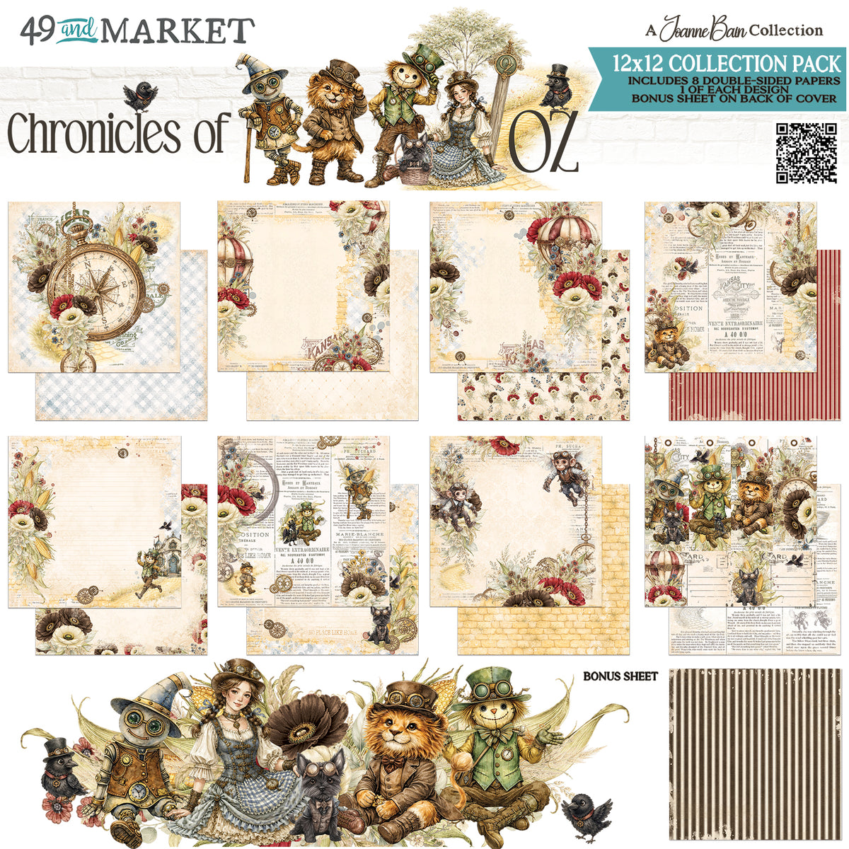 49 and Market - Chronicles of Oz - 12x12 Collection Pack
