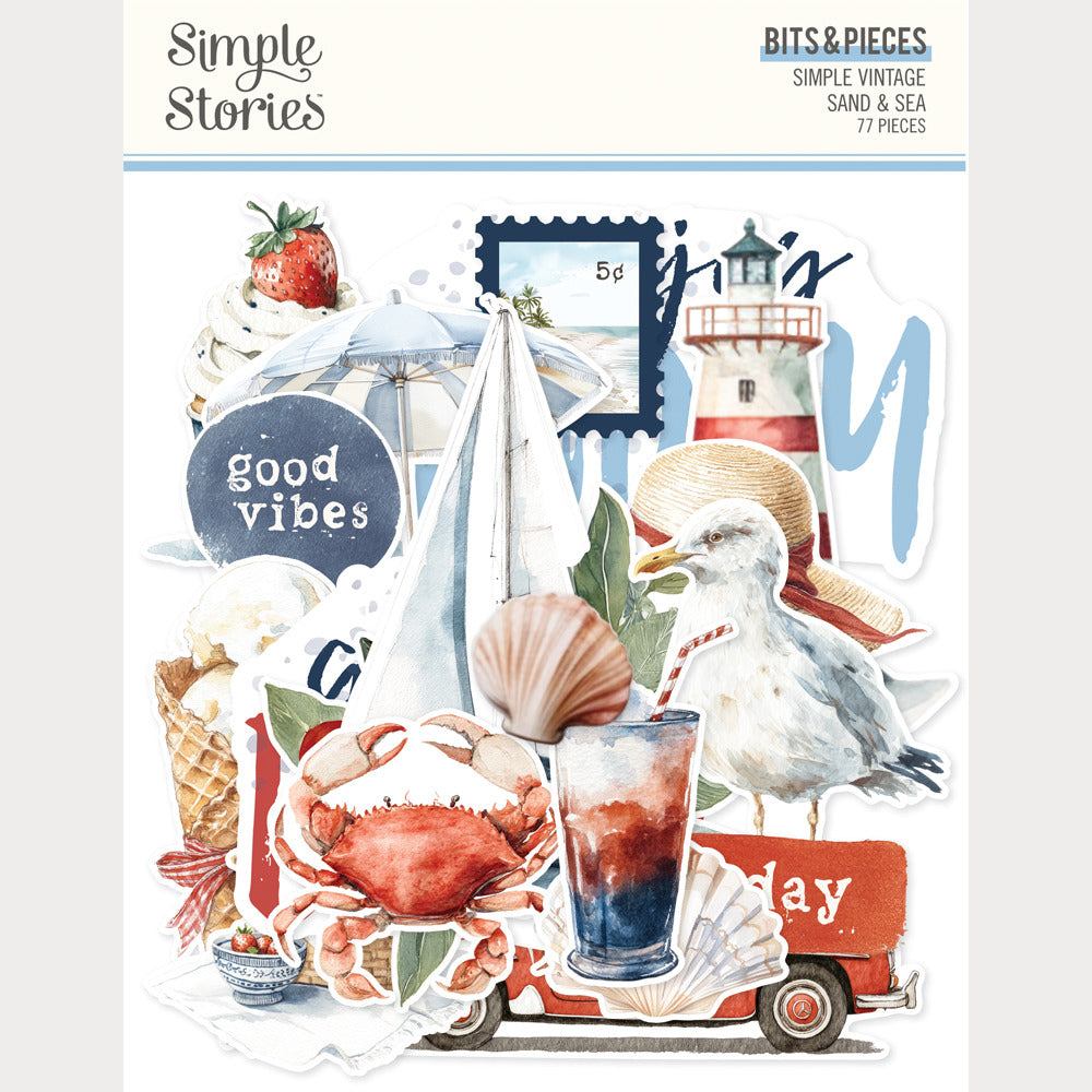 Simple Stories - Simple Vintage Sand & Sea - Bits & Pieces