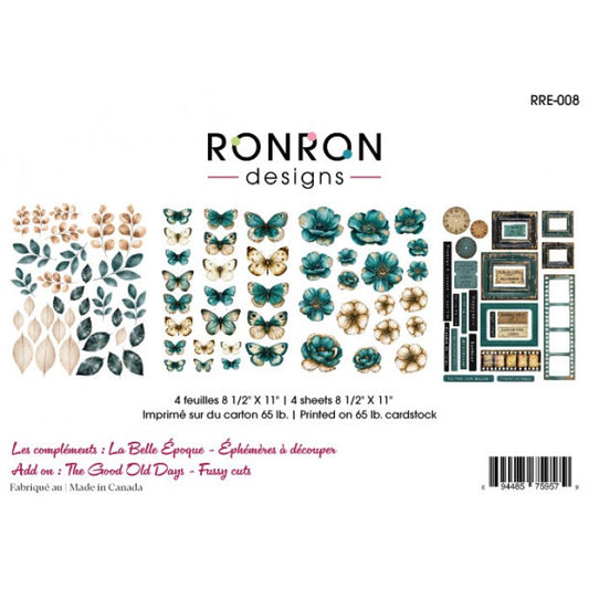 RonRon Designs - Die Cuts Fussy Cutting - The Good Old Days