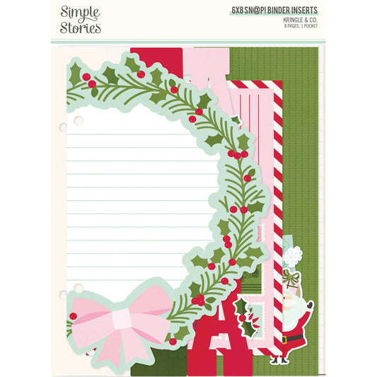 Simple Stories - Kringle & Co. - 6x8 Binder Inserts