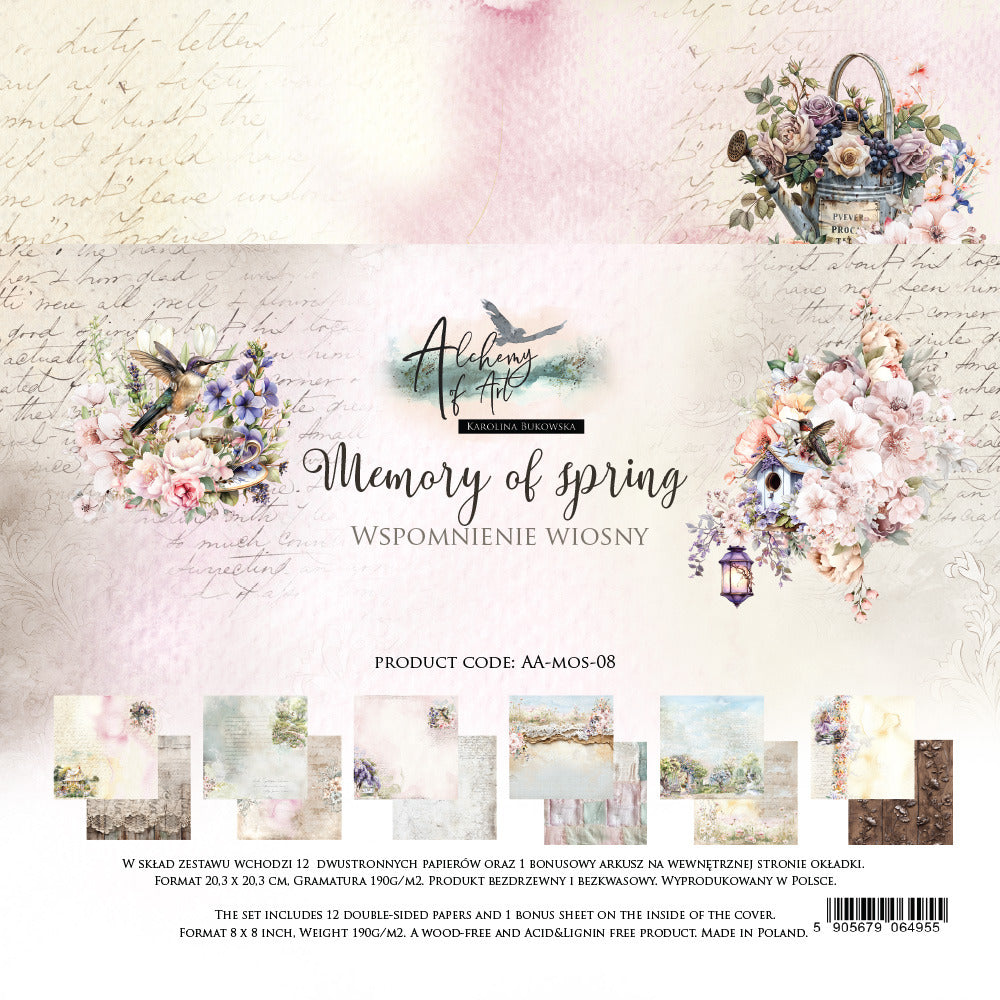 Alchemy of Art - Memory of Spring - 8x8 Paper Pack