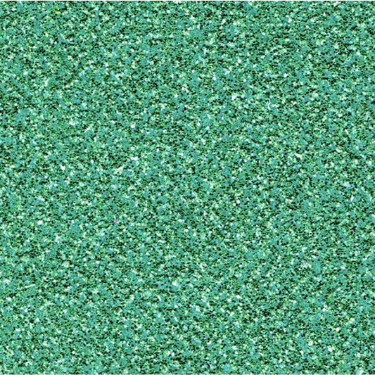American Crafts - Glitter Silk Cardstock - Jade: 12x12