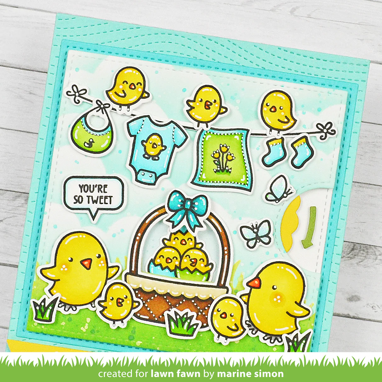 Lawn Fawn - Spring Basket Stamp Set