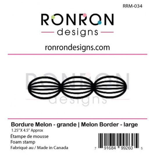RonRon Designs - Foam Stamp - Melon Border: Large