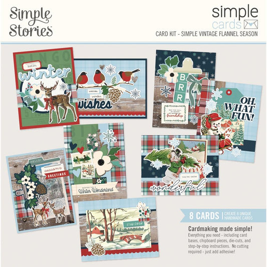Simple Stories - Simple Vintage Flannel Season - Card Kit