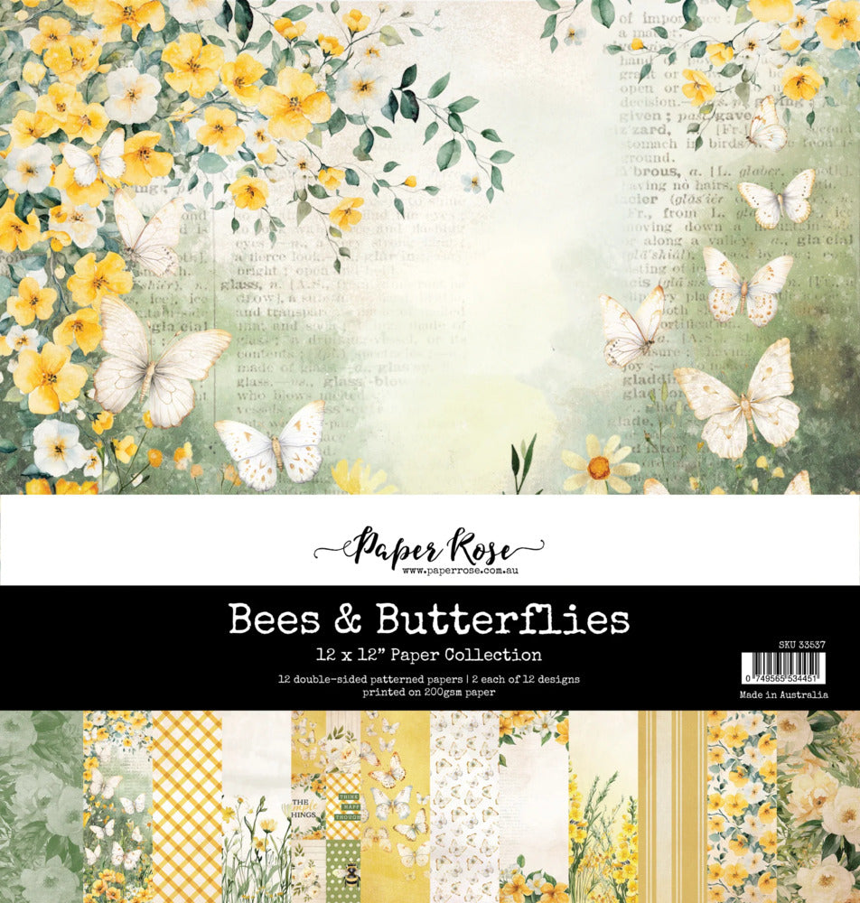 Paper Rose - Bees & Butterflies - Collection Kit