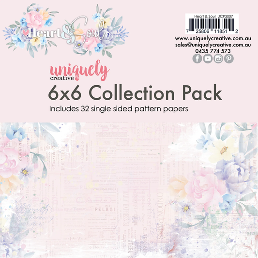 Uniquely Creative - Heart & Soul - 6x6 Collection Pack