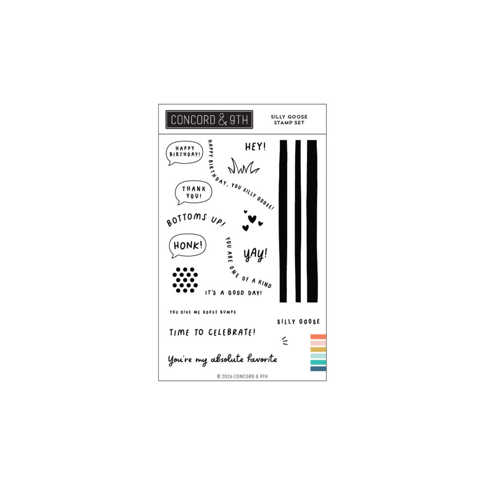 Concord & 9th - Silly Goose Stamp & Die Bundle