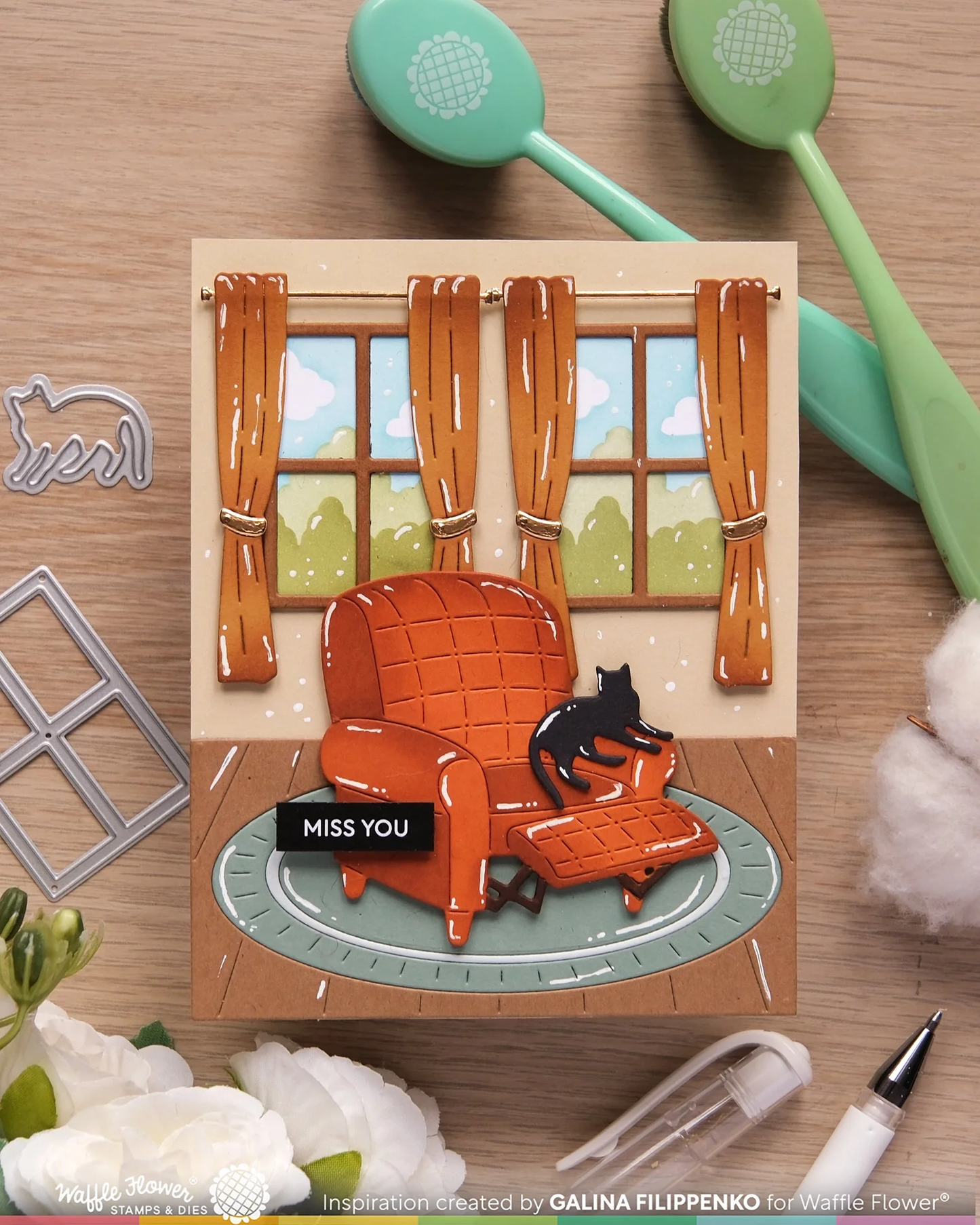 Waffle Flower - Cozy Spots Die & Stencil Bundle