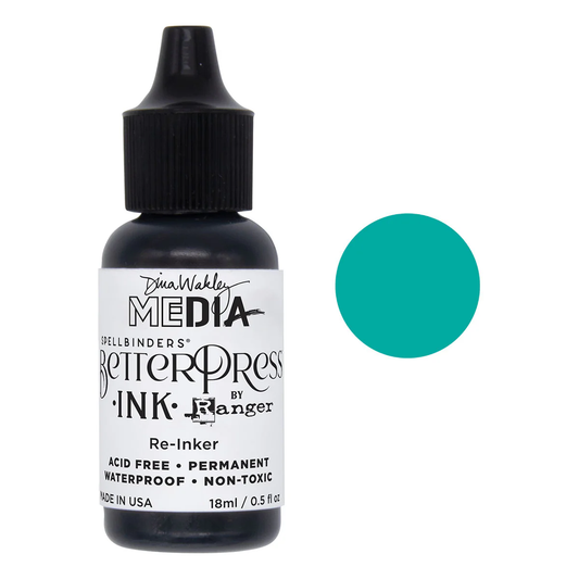 Spellbinders - BetterPress Re-inker - Malachite by Dina Wakley