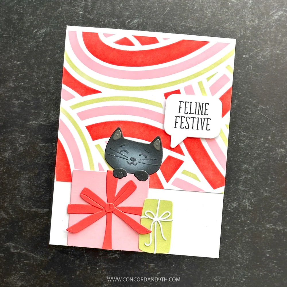 Concord & 9th - Happy Pawlidays Stamp & Die Bundle by Kristina Werner