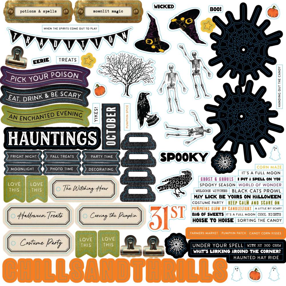 49 and Market - Curiosities In Willow Grove - Halloween Assortment Pack