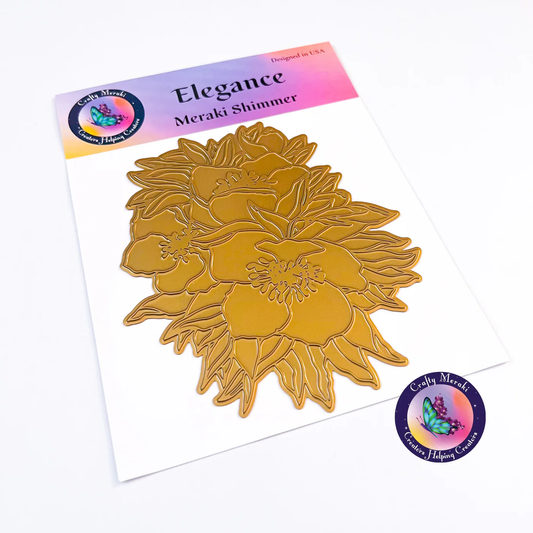 Crafty Meraki - Elegance Hot Foil Plate