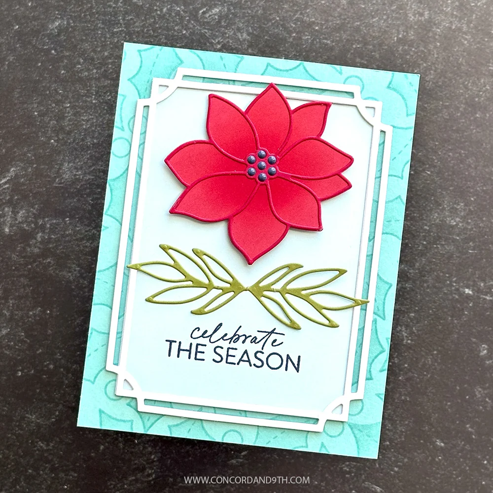 Concord & 9th - Poinsettia Inlay Die Set by Kristina Werner