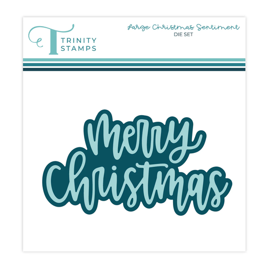 Trinity - Large Christmas Sentiment Die Set