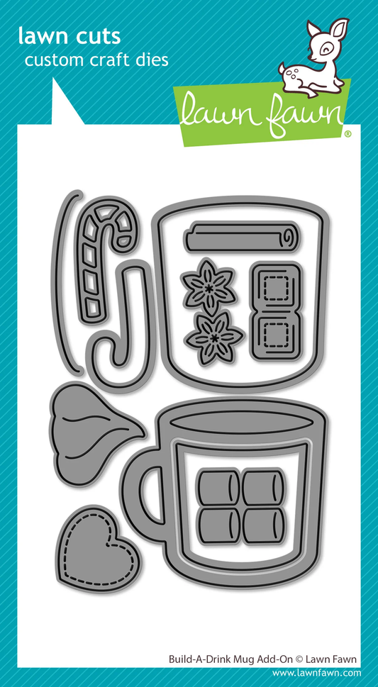 Lawn Fawn - Build-A-Drink Mug Add-On Die Set