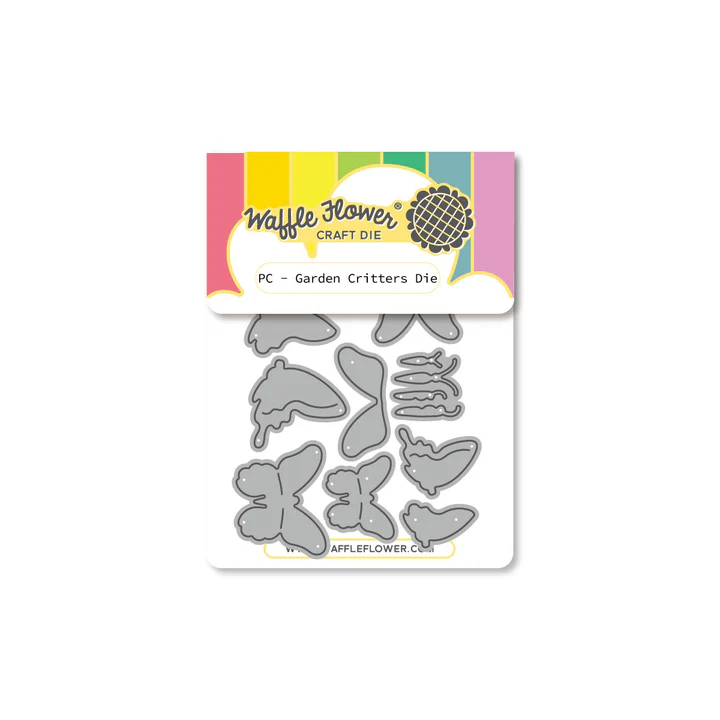 Waffle Flower - Postage Collage - Garden Critters Die