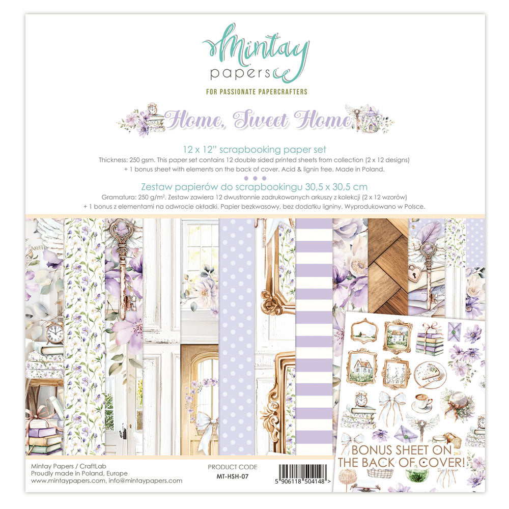 Mintay - Home Sweet Home - 12x12 Paper Set