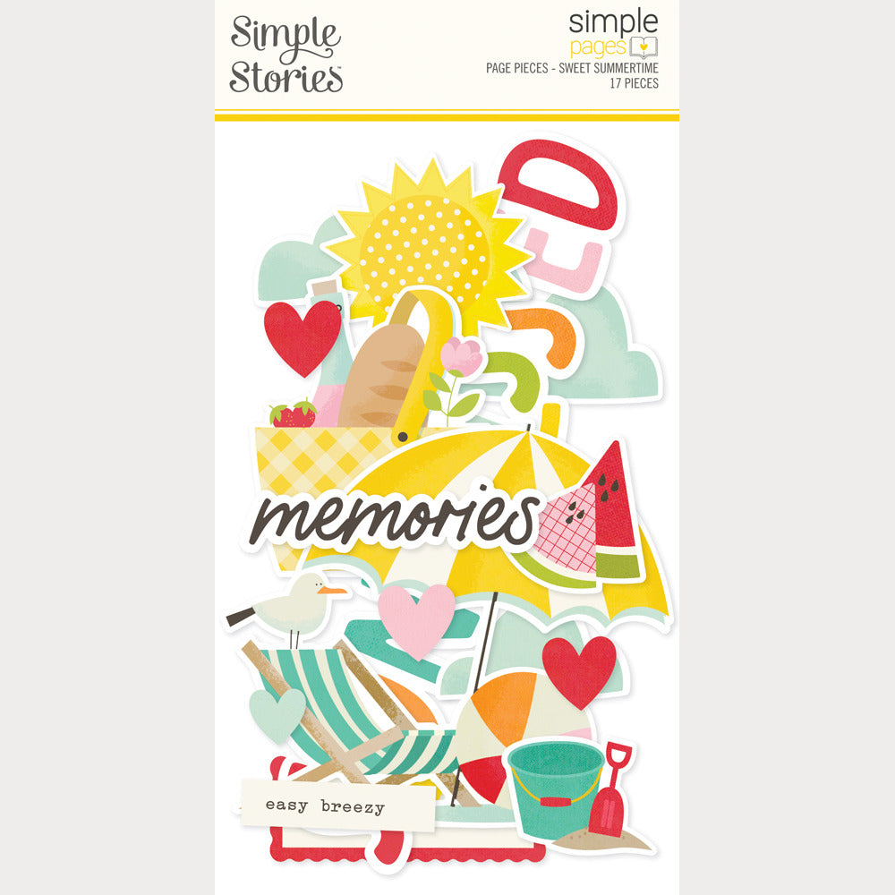 Simple Stories - Sweet Summertime - Simple Page Pieces