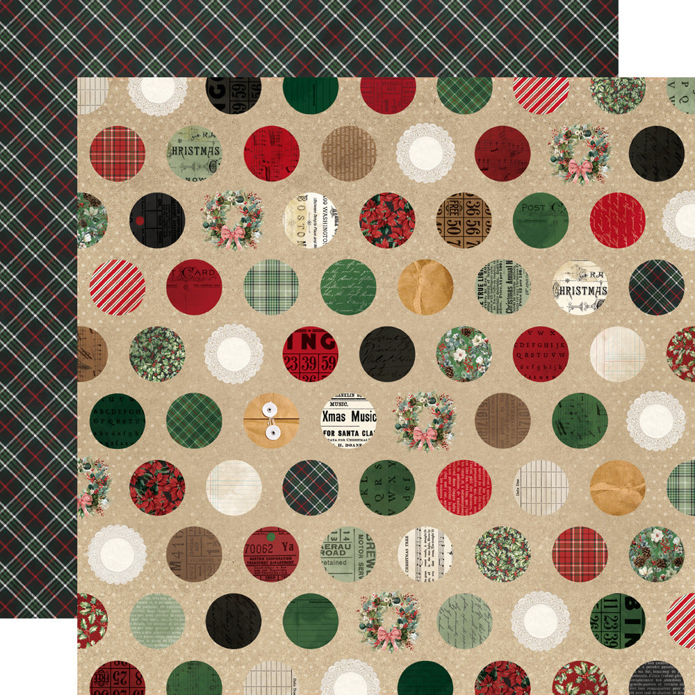 Simple Stories - Simple Vintage Old-Fashioned Christmas - Cardstock: Holidays Together