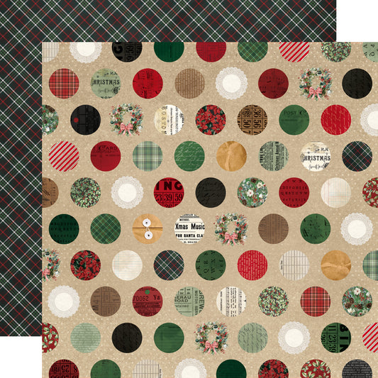 Simple Stories - Simple Vintage Old-Fashioned Christmas - Cardstock: Holidays Together